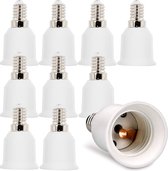kwmobile lampen maat omvormer socket - E14 naar E27 - Ga van een dunne fitting naar dikke fitting - Geschikt voor LED en SmartLED lampen