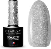 Claresa UV/LED Gellak Make It Shine! #7 - Glitter, Zilver - Glitters - Gel nagellak