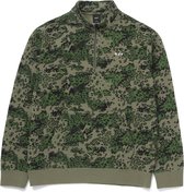 Huf Contra 1/4 Zip Fleece Pullover/trui - Green Camo