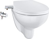 GROHE Bau 3-in-1 Toilet met handmatige bidetzitting - Met deksel - Softclose - Randloze wc - Incl. thermostaat