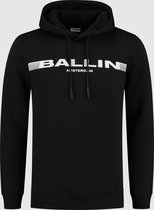 Ballin Amsterdam -  Heren Slim Fit   Hoodie  - Zwart - Maat L