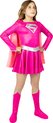 FUNIDELIA Roze Supergirl kostuum voor meisjes - Maat: 135 - 152 cm