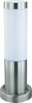 LED Tuinverlichting - Staande Buitenlamp - Laurea 3 - E27 Fitting - Rond - RVS - Philips - CorePro LEDbulb 827 A60 - 5.5W - Warm Wit 2700K - BES LED