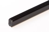 Inleg trapstrip kunststof met i-profiel zwart 8 x 11mm