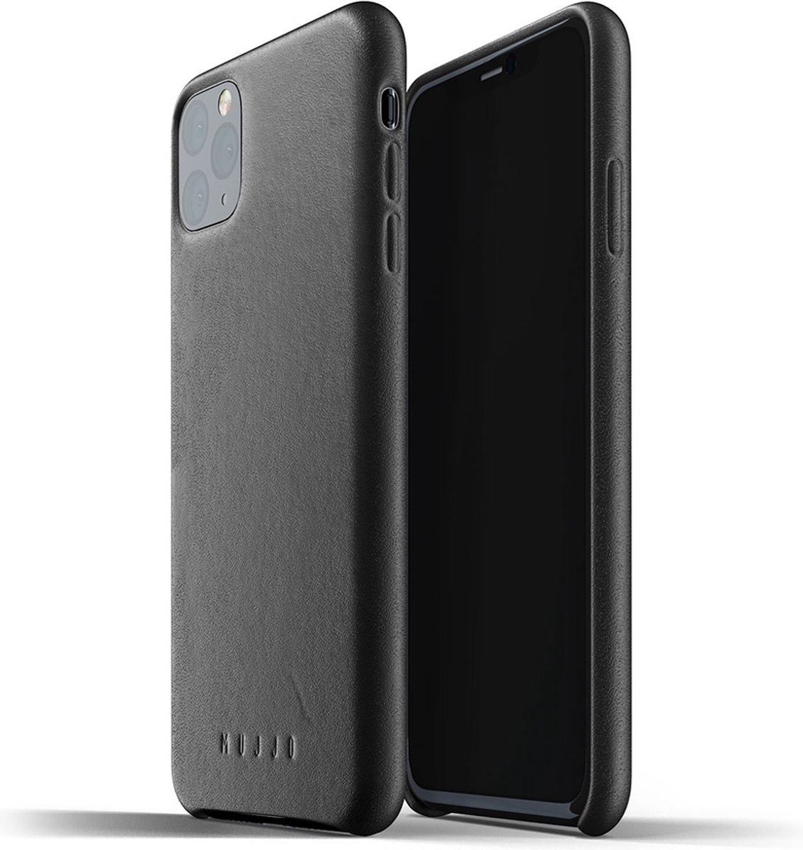 Mujjo Full Leather Case for iPhone 11 Pro Max - Zwart