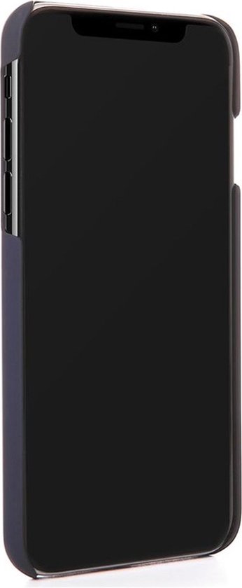 Coque pour iPhone Xs Max - Woodcessories - Bleu foncé - Bois