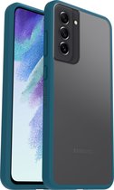 OtterBox React geschikt voor Samsung Galaxy S21 FE hoesje - Transparant/Blauw