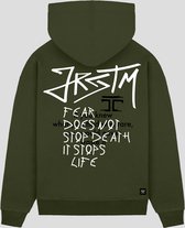 JORCUSTOM JRCSTM Loose Fit Hoodie - Army - Volwassenen - Maat L