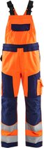 Blaklader Bretelbroek High Vis 2660-1811 - High Vis Oranje/Marineblauw - D116