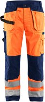 Blaklader Werkbroek High Vis 1533-1860 - High Vis Oranje/Marineblauw - D92