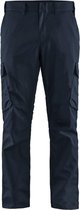 Blaklader Industrie werkbroek stretch 1444-1832 - Donker marineblauw/Zwart - D124