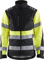 Blaklader High Vis softshell jack 4497-2513 - Zwart/High Vis Geel - XXL