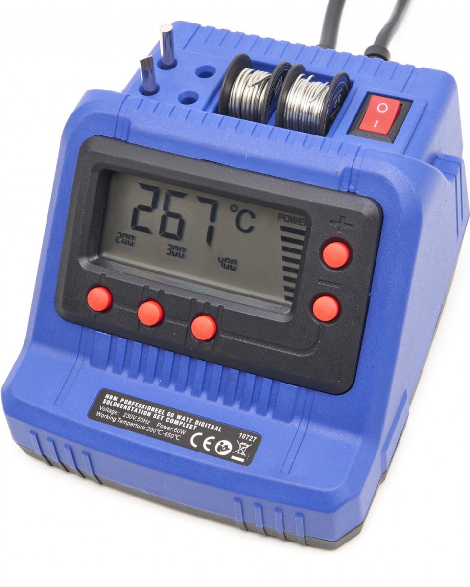 Professioneel 60 Watt Digitaal Soldeerstation Set Compleet – foto 6