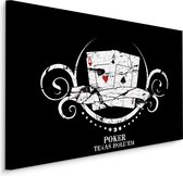 Schilderij - Poker, Texas Hold'em, Speelkaarten, Premium Print