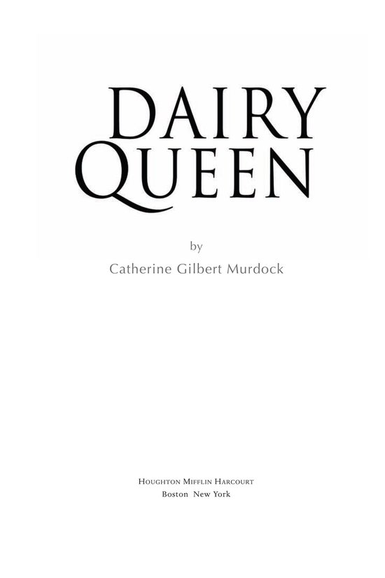 Dairy Queen (ebook), Catherine Gilbert Murdock 9780547349183 Boeken
