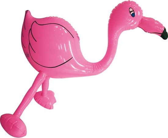 Opblaasbare flamingo 60 cm