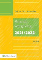 Boek cover Arbeidswetgeving 2021/2022 van W.L. Roozendaal (Paperback)