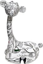 Kunst Object 'Relaxing Giraffe' Tekening AR-TR331 ST Medium Mia Coppola