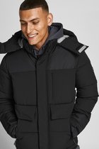 Jack & Jones Jas Jcopace Puffer Sn 12193188 Black Mannen Maat - XL