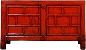 Fine Asianliving Antiek Chinees Dressoir Rood Glanzend B142xD40xH84cm Chinese Meubels Oosterse Kast