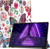 Lenovo Tab M10 FHD Plus Hoes Luxe Hoesje Book Case Cover - Vlinder