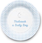 Dessertbordjes geboorte - Mubarak a baby boy (6 stuks)