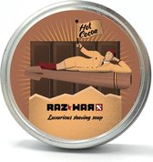 Raz*War ambachtelijke scheerzeep Hot Cocoa 100gr
