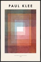 JUNIQE - Poster in kunststof lijst Klee - White Framed Polyphonically