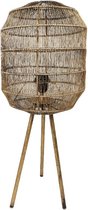 HSM Collection Tafellamp Marbella - Ã¸26x65 - Goud - Metaal