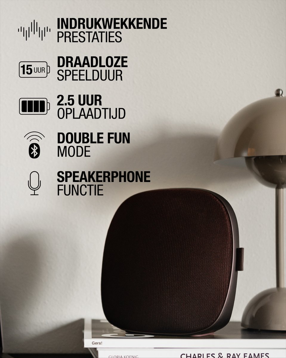 Angebotspreis Fresh \'n Rebel Bluetooth speaker - Draadloze Paars Mauve speaker - -... - Deep Soul bol - 
