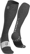 Compressport Full Sock Recovery - sportsokken - grijs - maat 39-41/L