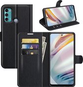 Book Case - Motorola Moto G60 Hoesje - Zwart