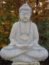 Geste de la main de méditation bouddha, plein de pierre