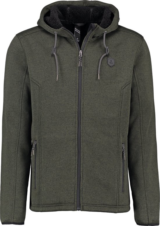 Heren vest warme mouwloze jassen winter rits jas opstaande kraag casual vest kleding, Zwart, L