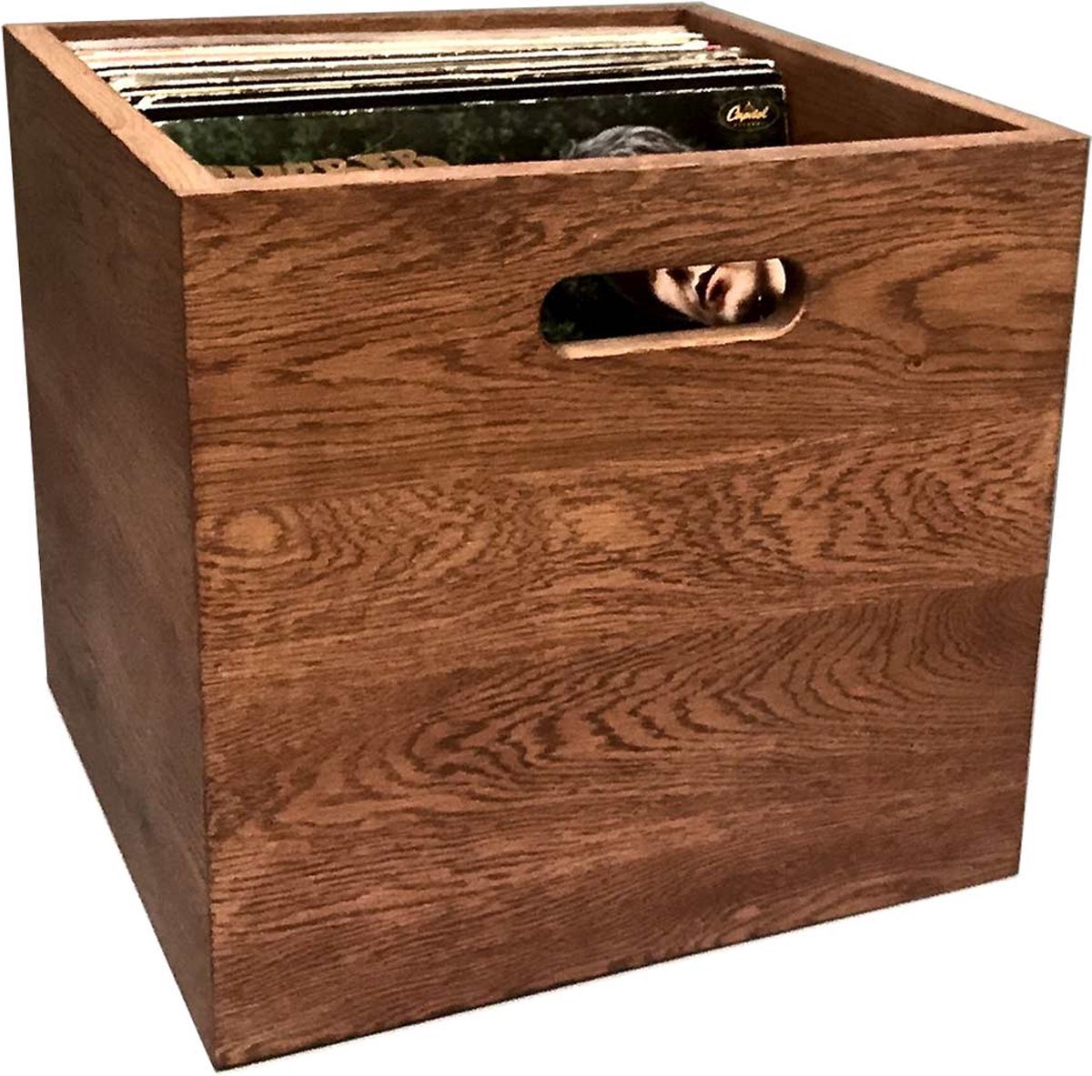 Houten Vinyl Platen Box – A Whole Lotta Rosewood – Eikenhout | bol.com