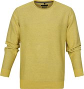 Casa Moda - Pullover O-Hals Geel - Maat 4XL - Regular-fit