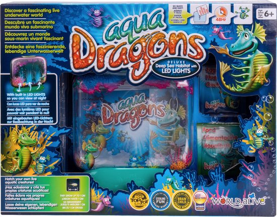 Aqua Dragons - Sea Monkeys Aquarium + Led