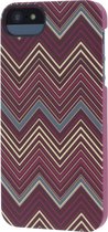 Apple iPhone 5/5s/SE Hoesje - Griffin - Chevron Serie - Hard Kunststof Backcover - Rood - Hoesje Geschikt Voor Apple iPhone 5/5s/SE