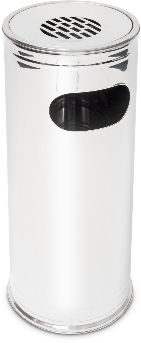 Staande asbak 75 cm / afvalbak rvs voor buiten, Buiten asbak, Peukenzuil, peukenpaal