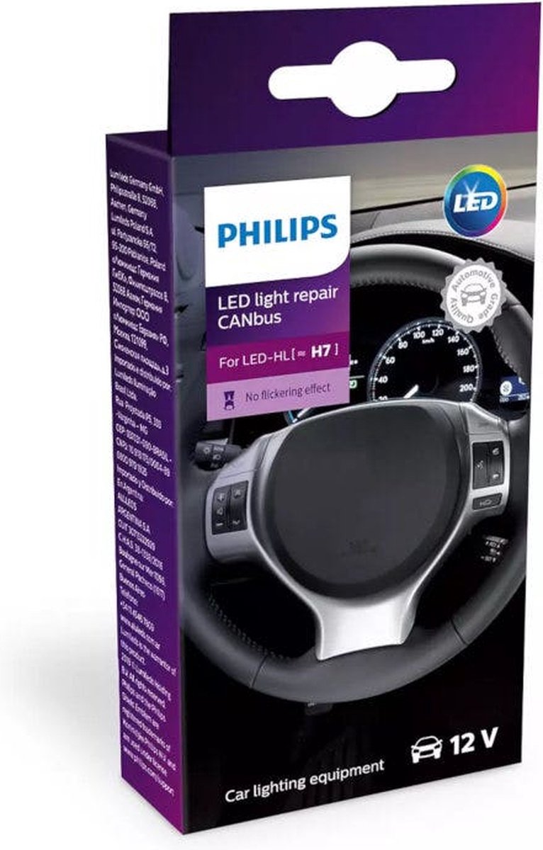 Philips LED light repair Canbus H7 18961C2
