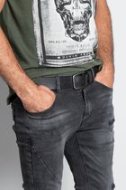 DEELUXE Geperforeerde leren riemAKLEY Black