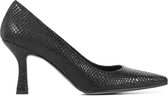 Lina Locchi  Dames Pumps / Damesschoenen -    - Kitten heel  hoogte 2 cm cm - L1115 - Zwart - Maat 40