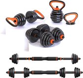 Loft Home Gym Set | Apparatuur | Barbell | Kettlebell | Verstelbaar | Fitness | 30 kg | Dumbbell Set | Voor Thuis