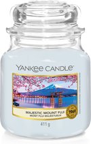 Yankee Candle Medium Jar Geurkaars - Majestic Mount Fuji