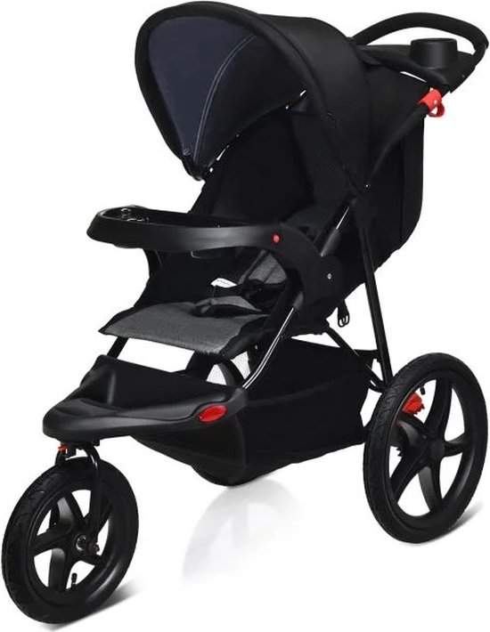 YITAHOME Hondenkinderwagen met 4 wielen en schouderbanden, wandelwagen voor kleine tot middelgrote honden, opvouwbare reiswagen voor huisdieren, met bekerhouder en opbergtas (grijs-zwart YITAHOME Hondenkinderwagen met 4 wielen en schouderbanden, wandelwagen voor kleine tot middelgrote honden, opvouwbare reiswagen voor huisdieren, met bekerhouder en opbergtas (grijs-zwart