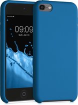 kwmobile hoes voor Apple iPod Touch 6G / 7G (6de en 7de generatie) - Beschermhoes voor mediaspeler - Backcover in rifblauw
