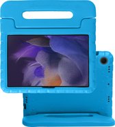Hoesje Geschikt voor Samsung Galaxy Tab A8 Hoesje Kinderhoes Shockproof Hoes Kids Case - Blauw