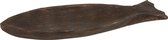 Bord | hout | bruin | 62x25x (h)6 cm