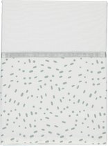Briljant Wieglaken Minimal Dots Allover Pink<br /> 75 x 100 cm