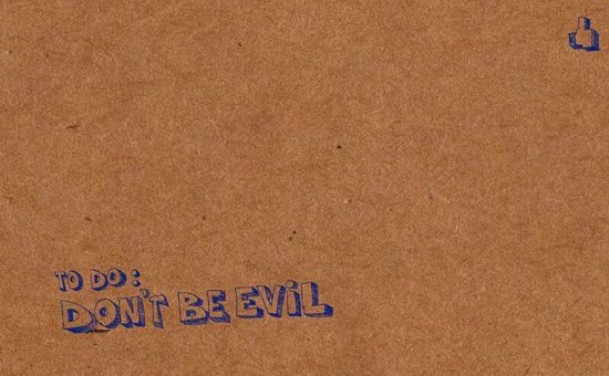 To Do: Don'T Be Evil - cover